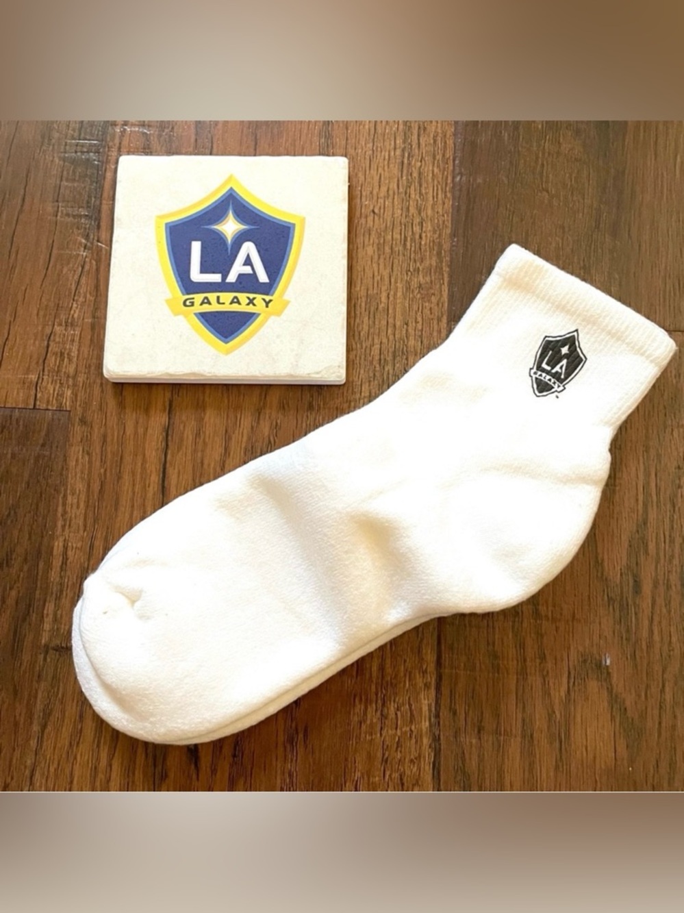 LA GALAXY bonus pack: new socks and new ceramic coaster